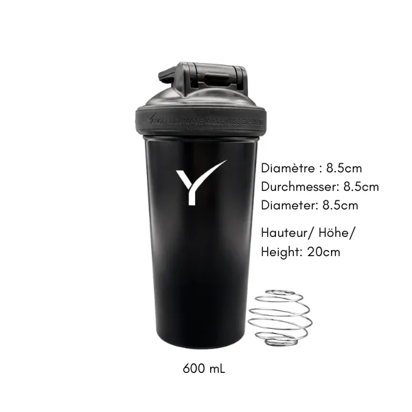 Shaker Yanoli métal noir